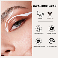 Crayon Eyeliner Liquide Ultra-Fin Haute Performance Marque Privée Eyeliner Magnétique Sans Cruauté Long Wearing Pigment Brown