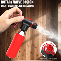BAIMEI Mini High Pressure CO2 Inflator 120PSI Portable Bicycle Tire Pump for Road and Mountain Bikes-No CO2 Cartridges Included