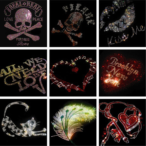 Logotipo personalizado Transferencia de calor Hotfix Rhinestones Venta al por mayor Diseño de Halloween Transferencia de diamantes de imitación con parte posterior plana para ropa - Product Image 6