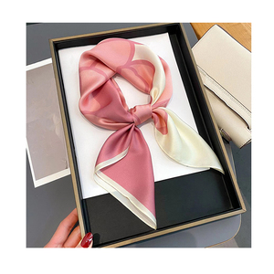 Factory WJ1026-347 Supply <strong>Women</strong> 68X68 Fashion Digital Print Custom Design Chiffon <strong>Scarf</strong> for <strong>Women</strong> <strong>Silk</strong> <strong>Scarf</strong> Shawls - Product Image 1