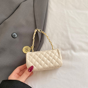 Wholesale 2026 Women Fashion Chain Handbag Diamond Lattice Embroidery Thread Mini <b>Square</b> Crossbody Purse - Product Image 2