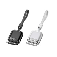 Câble rétractable double Type-C 240W, tressé, charge rapide PD et synchronisation des données pour ordinateur portable, téléphone portable, voiture, câble USB-C universel