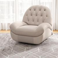 Ce canapé est un fauteuil pivotant inclinable multifonctionnel adapté aux salons et aux chambres à coucher