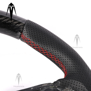 Volant en fibre de carbone neuf pour Mercedes Benz <span class=keywords><strong>AMG</strong></span> MG GT C190 <span class=keywords><strong>AMG</strong></span> GT GTS 50 <span class=keywords><strong>63</strong></span> C190 W204 W205 W206 W213 W211 - Product Image 5