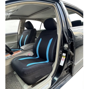 AD9341 Ensemble complet de housses de siège auto en tissu maille sandwich violet, rose et menthe avec lignes de couture pressées – Housse de siège premium - Product Image 2