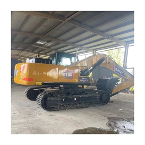 Excavadora usada en buen estado SANY215 SANY215 235 245 Máquina de construcción de segunda mano Excavadoras a la venta - Product Image 1