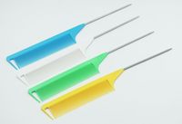 Peigne à dents fines professionnel antistatique léger de qualité salon, résistant à la chaleur, avec queue de rat pour le coiffage et le sécage des cheveux