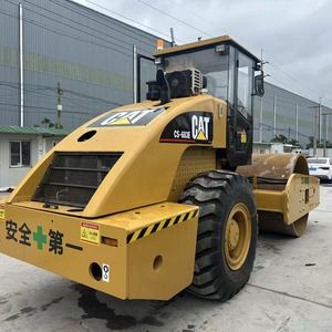 รถบดยาง CAT CS683E มือสองจากญี่ปุ่น แบบลูกกลิ้งเดี่ยว สำหรับบดอัดแอสฟัลต์ กำลัง 129 กิโลวัตต์ พร้อมปั๊มดีเซล ราคาดี - Product Image 5