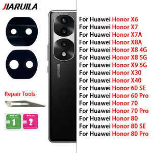 Lente in Vetro per Fotocamera Posteriore di Telefoni Cellulari Huawei Honor 60 70 80 Se Pro X6 X7 X7A X8A X30 X40 X8 4G X9 5G Magic 5 Lite - Product Image 2