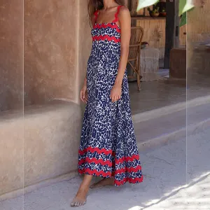 Halter largo de manga corta para mujer, corpiño fiesta de graduación vestidos de noche Sexy cuello en V pesado con cuentas vestido adornado a mano/ - Product Image 1