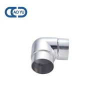 Accessoires de support de balustrade en verre de conception carrée plaque réglable raccord de garde-corps en verre mural en acier inoxydable
