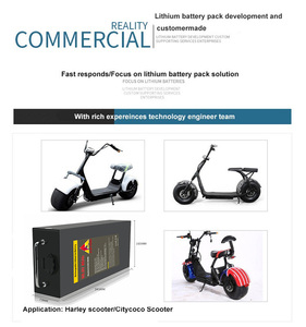 シティココスクーター リチウムバッテリー 60V 20Ah 30Ah ソリッドステート CE認証 3年保証 ポータブルデザイン フットフロアデザイン - Product Image 5