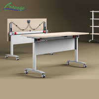Table d'ordinateur portable en bois mobile de haute qualité, moderne, pliable, petite, pour bureau, salle d'étude ou de formation