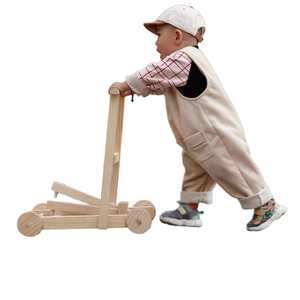 Trottinette en <span class=keywords><strong>bois</strong></span> pour bébé Mishore modèle 005 avec fonction anti-chute, capacité de charge de 15 kg, pour les enfants de 6 mois à 3 ans - Product Image 1
