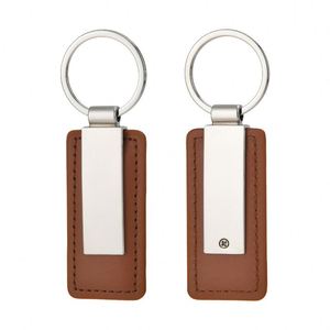 Customized PU Leather Keychain for Men Women Metal Car <b>Custom</b> Logo PU Leather & Metal <b>Key</b> Ring - Product Image 1
