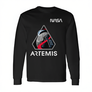 Camiseta de manga larga Nasa Artemis con diseño del parche de la misión - Product Image 2