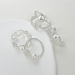 Juego de Collar, <span class=keywords><strong>Pendientes</strong></span> <span class=keywords><strong>y</strong></span> Anillo Clásicos de Plata de Ley 925 con Diseño de Oso Español, Chapado en Oro de 18K, Regalo de Boda, Compromiso o Aniversario - Product Image 4