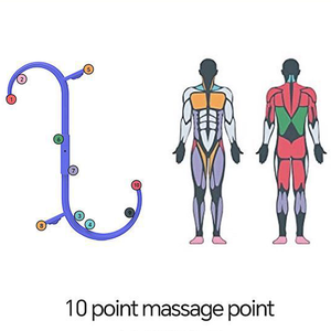 XH, nuevo diseño, forma de S, masajeador de cuello trasero multifuncional, herramienta de masaje de punto gatillo con gancho para músculo - Product Image 5