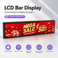 Écran LCD couleur commercial de 32 pouces, affichage numérique intérieur, moniteur publicitaire, CMS basé sur le cloud pour les magasins de détail