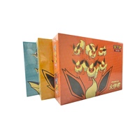 Vente en gros de 3 types de cartes à collectionner holographiques sur le thème des éléments, boîte de collection avancée, carton scellé d'origine, fournitures pour les amateurs de cartes