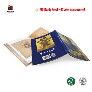 Impresión de Libros de Tapa Dura Personalizados de Alta Calidad con Estilo de Pintura al Óleo, con Estampado en Dorado, Encuadernación Cosida y Caja de Empaque - Product Image 4