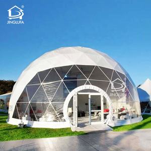 6M 10m lujo confort Hotel hemisférico PVC PC Safari cúpula geodésica tienda glamping Resort tienda - Product Image 3