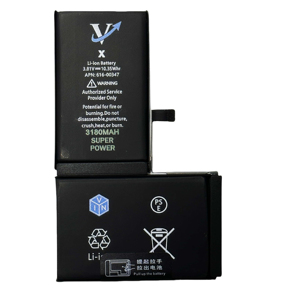 <span class=keywords><strong>Batteria</strong></span> di Ricambio per <span class=keywords><strong>iPhone</strong></span> X, XR, XS, XS Max - Uso per Cellulari, Stock Disponibile - Product Image 1