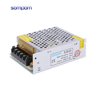 Sompom 범용 스위칭 전원 공급 장치 24V 2A DC 48 와트 스위칭 모델 전원 공급 장치