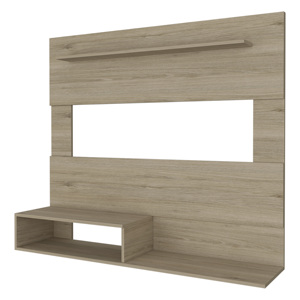 Floating Entertainment Center For <b>Tv</b> Up To 55 Inch One Upper <b>Shelf</b> Two Lower <b>Shelves</b> <b>Wall</b> <b>Mount</b> Storage Unit - Product Image 3