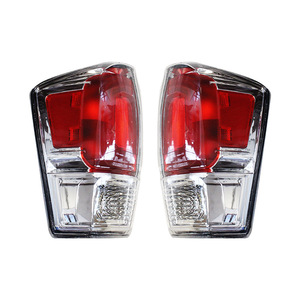 Luces Traseras para Toyota Tacoma 81560-04220 R 81550-04190, Cubierta Blanca, Pintura Gris, Luces Traseras Halógenas - Product Image 3