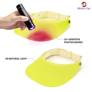 Gorra de Verano para Niños con Protección UV Fotocrómica, Visera de TPU que Cambia de Color, Estilo Macaron, para Exteriores, para Bebés y Niños Pequeños - Product Image 1