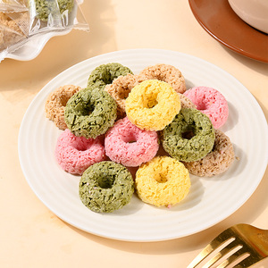 โดนัทข้าวโอ๊ตช็อกโกแลตกรอบหวานรสชาเขียวมัทฉะ ได้รับการรับรองฮาลาล บรรจุภัณฑ์แยกชิ้น ขายส่งจำนวนมาก ผู้ผลิตจากจีน - Product Image 5