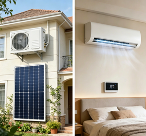 ระบบปรับอากาศพลังงานแสงอาทิตย์ใช้ในบ้าน12K 18K 24K ระบบ12000-24000BTU ประหยัดพลังงาน DC-12K 18K 24K A - Product Image 6
