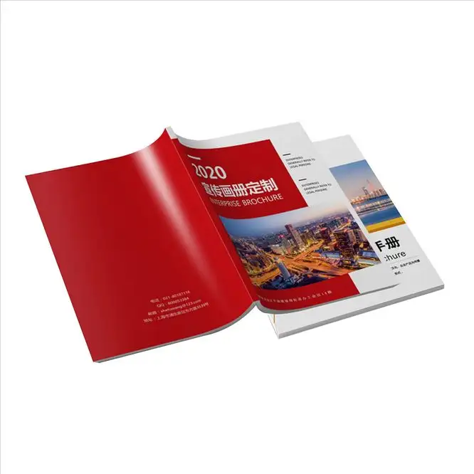 Custom Size Color Logo Printing Service A2 A3 A4 A5 A6 Card Brochure Folder Flyer Leaflet Printing