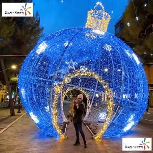 Décoration lumineuse LED pour événements extérieurs, grande boule LED pour la maison, lumières LED pour la décoration de Noël - Product Image 2