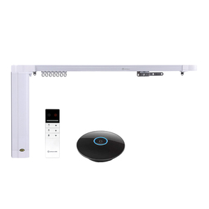 וילון אוטומטי חכם לבית מודרני עם שליטה קולית ושלט רחוק, WiFi, להתקנה קלה, מתאים למלון, משרד, מטבח וסלון - Product Image 1