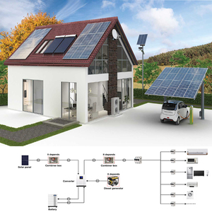 Sistema Completo de Paneles Solares de 10 Kw, Sistema Solar Fuera de la Red de 5000 W, Sistema de Energía Solar para el Hogar de 5000 Vatios, Sistema Fotovoltaico de 10 KWh - Product Image 1