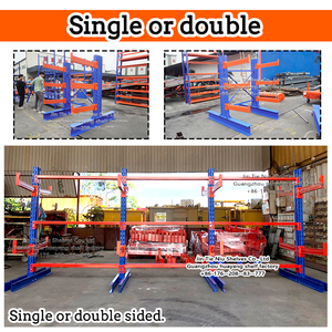 Ngoài trời và trong nhà <span class=keywords><strong>cantilever</strong></span> kệ cho vật liệu xây dựng dài ống thép ống lưu trữ - Product Image 4