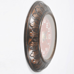 Horloge murale en bois décorative pour la maison, 27,7*27,7 cm, meilleur <span class=keywords><strong>prix</strong></span>, décoration moderne, salon, horloge murale ronde durable - Product Image 4