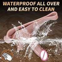 Ropa Interior con Pene Artificial para Hombres Gay, Dildo Hueco de Silicona 100% Impermeable, Extensión Suave y Engrosadora, Productos para Adultos