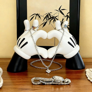 Adorno Creativo de <span class=keywords><strong>Mickey</strong></span> Mouse con Forma de Corazón, de Alta Gama, para Bodas, Cumpleaños, Hogar, Dormitorio, Oficina, Escritorio - Product Image 3