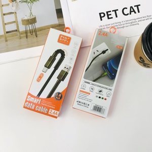 DK-36 bán buôn nhà máy iPhone sạc USB cáp dữ liệu điện thoại di động Flex cáp cho iPhone 15 Samsung Motorola Android - Product Image 2