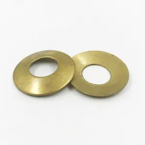 China factory price yellow brass DIN2093 disc washer DIN6796 Conical Disc spring washer Lock Conical Washer