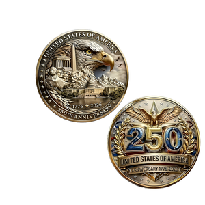 Moneda Conmemorativa <span class=keywords><strong>de</strong></span> Metal con Emblema <span class=keywords><strong>de</strong></span> Águila, Tema <span class=keywords><strong>Libertad</strong></span> y Guardián <span class=keywords><strong>de</strong></span> <span class=keywords><strong>la</strong></span> Fe, Souvenir Decorativo - Product Image 1