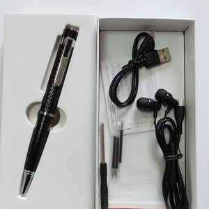 เครื่องบันทึกเสียงแบบปากกาโลหะพกพา พร้อมระบบลดเสียงรบกวน HD ใช้งานง่ายด้วยปุ่มเดียว ฟังก์ชั่นถอดเสียงออกเป็นข้อความ สำหรับการประชุมทางธุรกิจและการเรียน - Product Image 5
