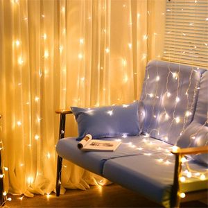 ไฟประดับ LED ยูนนาน 100/200/300 ดวง 8 โหมด ไฟตกแต่ง LED กันน้ำ IP44 สำหรับตกแต่งคริสต์มาส สำหรับตกแต่งผ้าม่านและบ้าน - Product Image 6