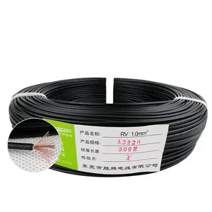 Triumph Cable fournisseur direct RV 0.5mm 0.75mm 1.0mm fil électrique en cuivre avec cordon d'alimentation en PVC avec échantillon gratuit