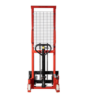 Nouveau chariot élévateur manuel à manivelle du Zhejiang, Chine, capacité 1,5 tonne, largeur de fourche 150 mm, utilisation intérieure, garantie 1 an