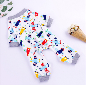 بيجاما كلب مريح, بيجاما حيوان أليف بنمط مطبوع عليها رسوم كرتونية جذابة - Product Image 6