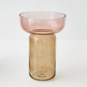 <span class=keywords><strong>Grand</strong></span> <span class=keywords><strong>vase</strong></span> décoratif à fleurs <span class=keywords><strong>en</strong></span> <span class=keywords><strong>verre</strong></span> coloré soufflé à la main OEM <span class=keywords><strong>en</strong></span> borosilicate pour plantes hydroponiques, décoration intérieure - Product Image 1